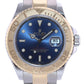 MINT 2009 Rolex Yacht-Master 16623 Blue Two Tone Steel Yellow Gold Watch Box