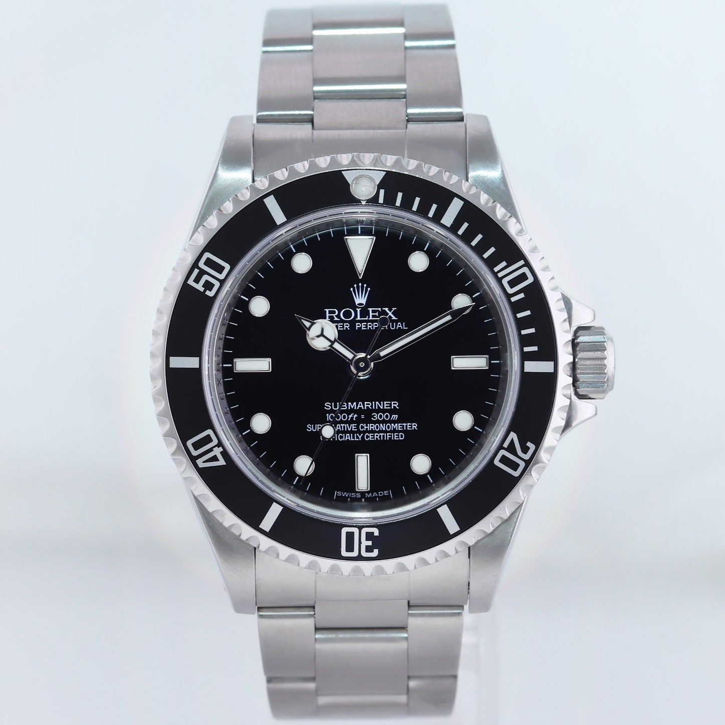 MINT 2012 Rolex Submariner No-Date 4 line 14060M Steel Black Watch Box