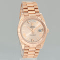 2024 NEW PAPERS Rolex President 40mm Rose Gold Sundust Roman 228235 Watch Box