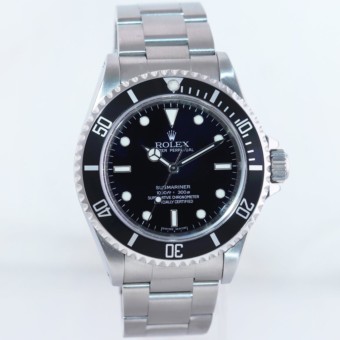 MINT 2012 Rolex Submariner No-Date 4 line 14060M Steel Black Watch Box