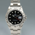 MINT 2000 Rolex Explorer II 16570 Stainless Steel Black Dial GMT 40mm Watch Box