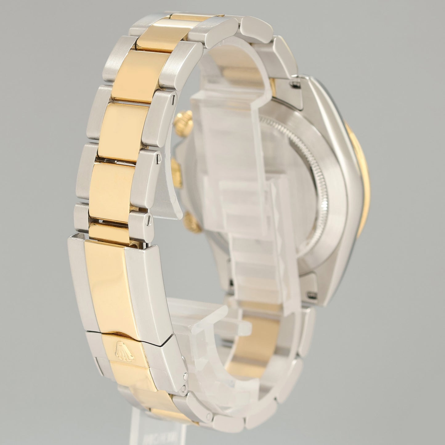 2015 MINT Rolex Daytona 116523 Champagne  Mother of Pearl Yellow Gold Two Tone Watch