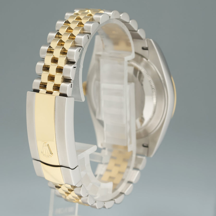 2020 MINT Rolex 126333 DateJust 41 Two Tone Yellow Gold Wimbledon 41mm Jubilee Watch Box