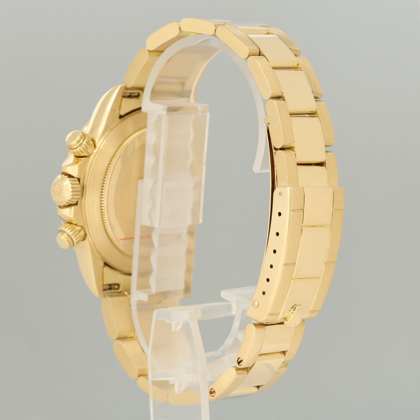 2026 Service  Rolex Daytona 16528 Zenith White Stick Inverted 6 Chrono Yellow Gold Watch