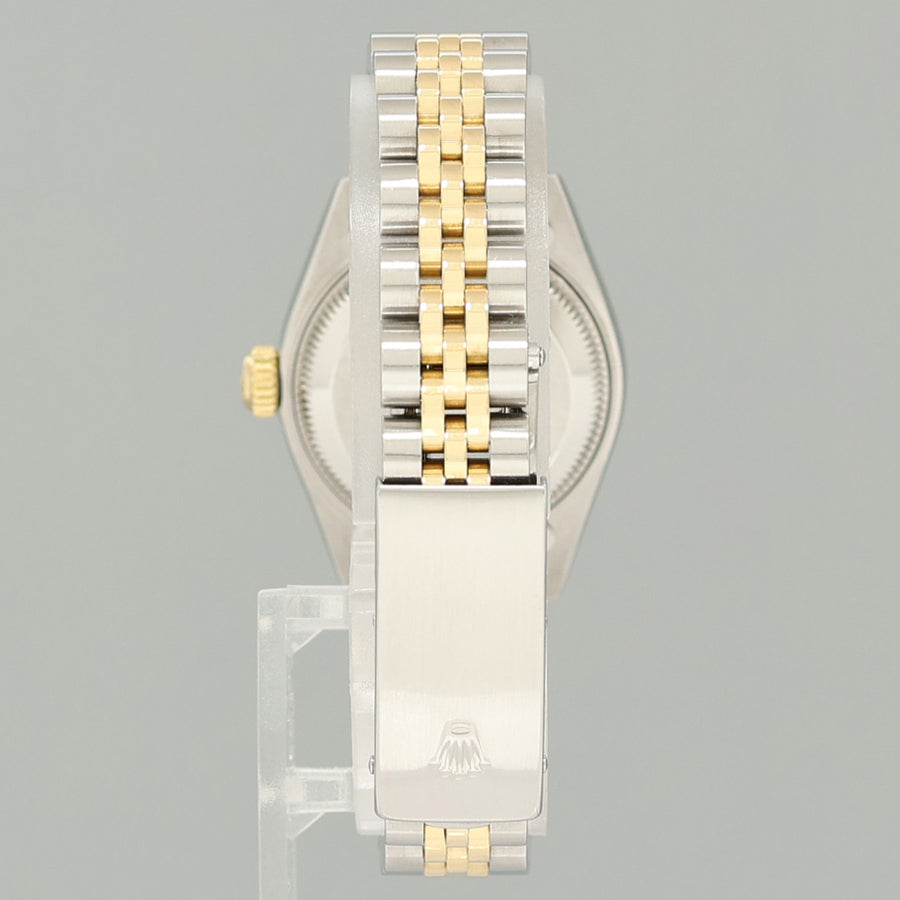 PAPERS MINT Ladies Rolex 26mm DateJust 79173 Two Tone Yellow Gold Jubilee Watch