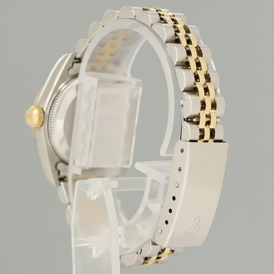 PAPERS MINT Ladies Rolex 26mm DateJust 79173 Two Tone Yellow Gold Jubilee Watch