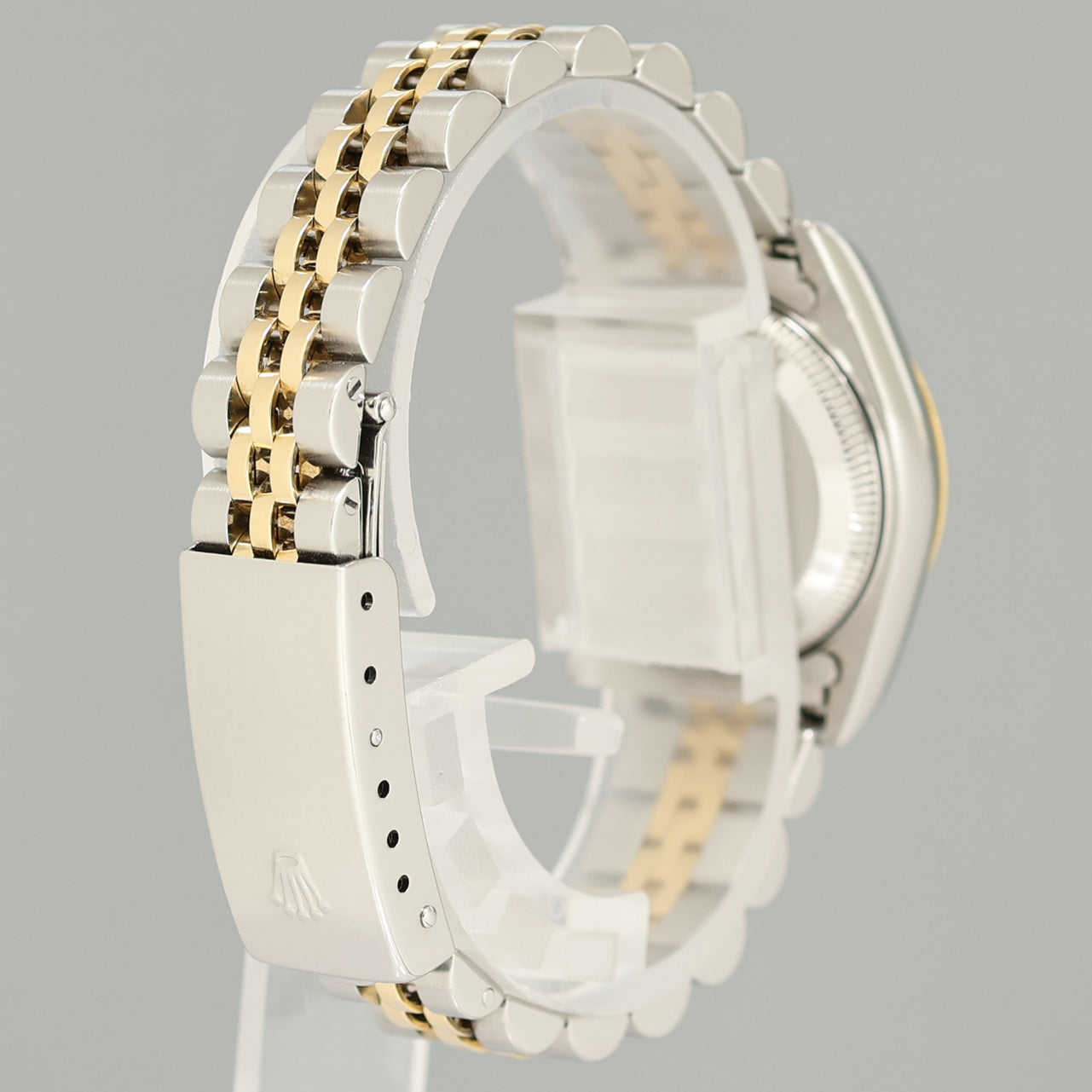 PAPERS MINT Ladies Rolex 26mm DateJust 79173 Two Tone Yellow Gold Jubilee Watch