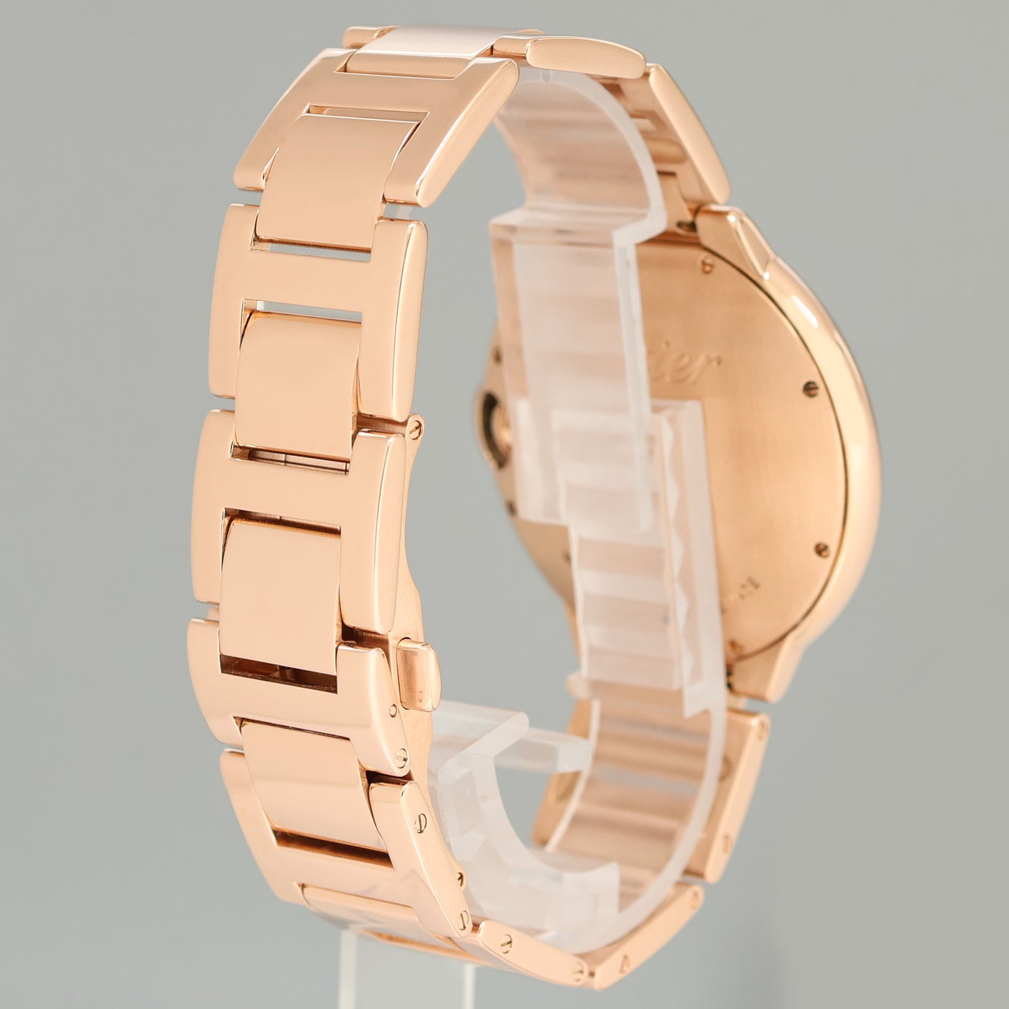 MINT DIAMOND Cartier 3941 Ballon Bleu Rose Gold 42mm Watch Box