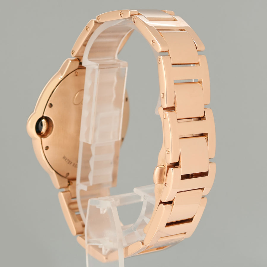 MINT DIAMOND Cartier 3941 Ballon Bleu Rose Gold 42mm Watch Box