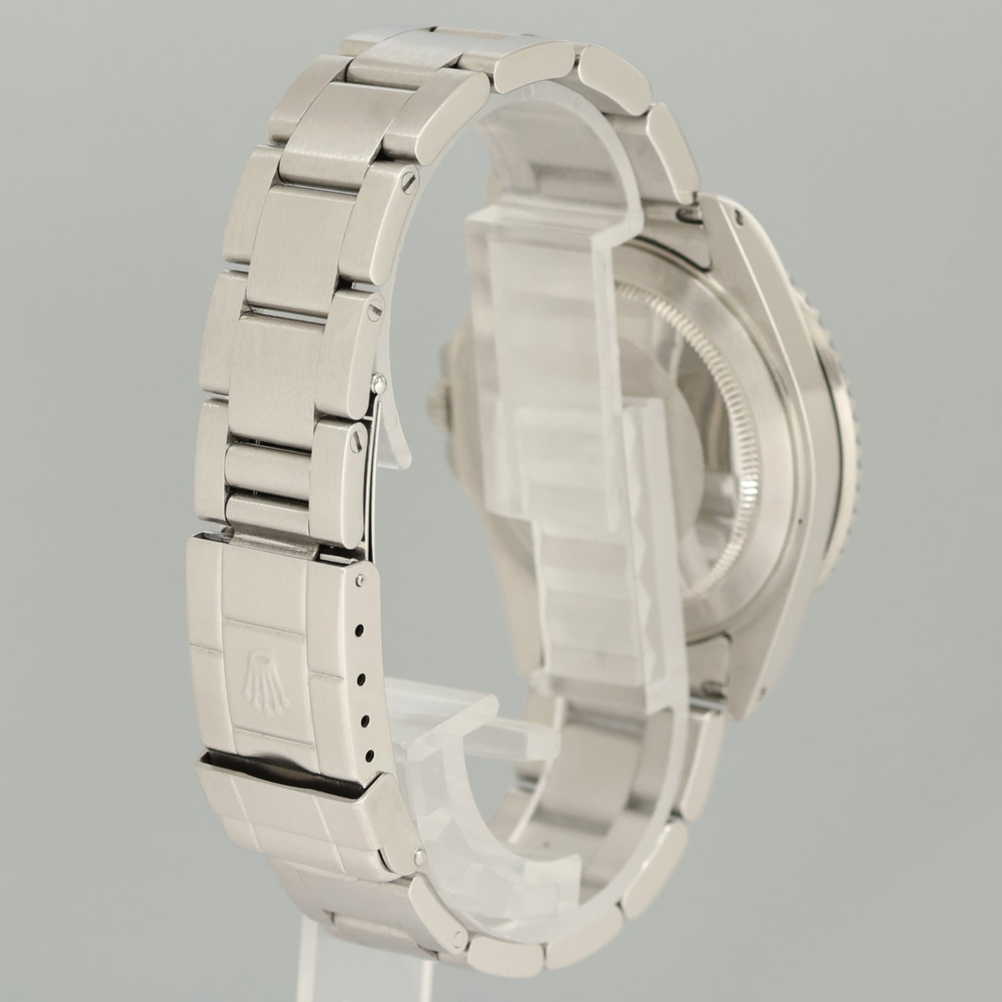 2002 MINT PAPERS Rolex GMT-Master II 2 Pepsi Blue Red Steel 16710BLRO 40mm Watch