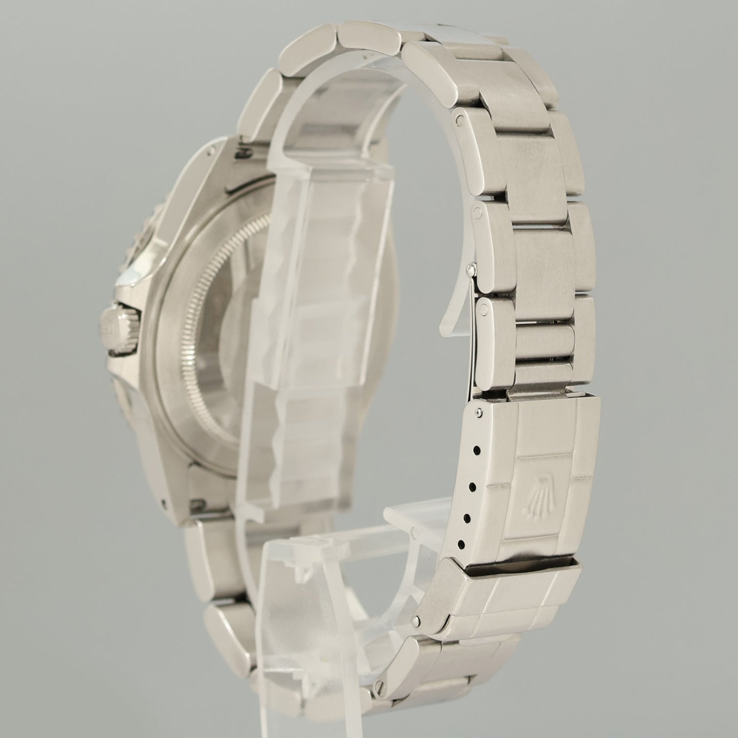 2002 MINT PAPERS Rolex GMT-Master II 2 Pepsi Blue Red Steel 16710BLRO 40mm Watch