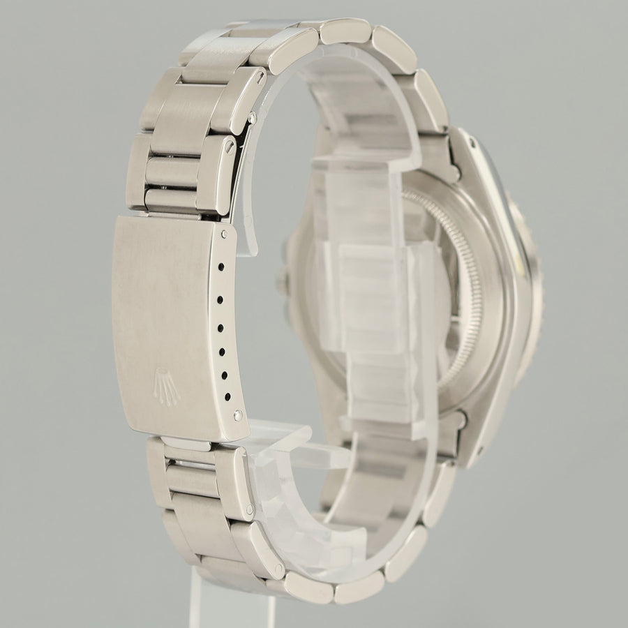 1996 Rolex GMT-Master II Coke Red Black Steel 16710 40mm Watch Box