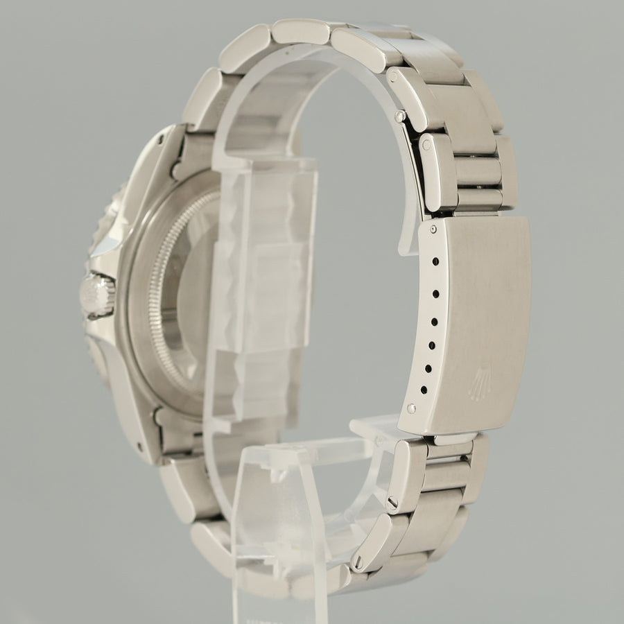 1996 Rolex GMT-Master II Coke Red Black Steel 16710 40mm Watch Box