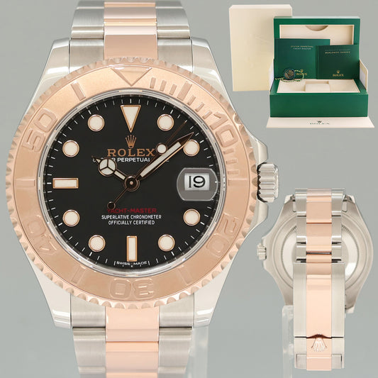2020 MINT Rolex Yacht-Master 268621 Two Tone Rose Gold 37mm Watch Box