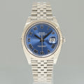 2026 NEW PAPERS Rolex 126334 DateJust 41 Blue Roman Jubilee Fluted Watch Box