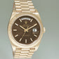 2022 MINT Rolex President 40mm Rose Gold Chocolate Stick 228235 Watch Box