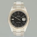 MINT Rolex DateJust 2 Wimbledon White Gold Fluted Bezel 116334 Watch Box
