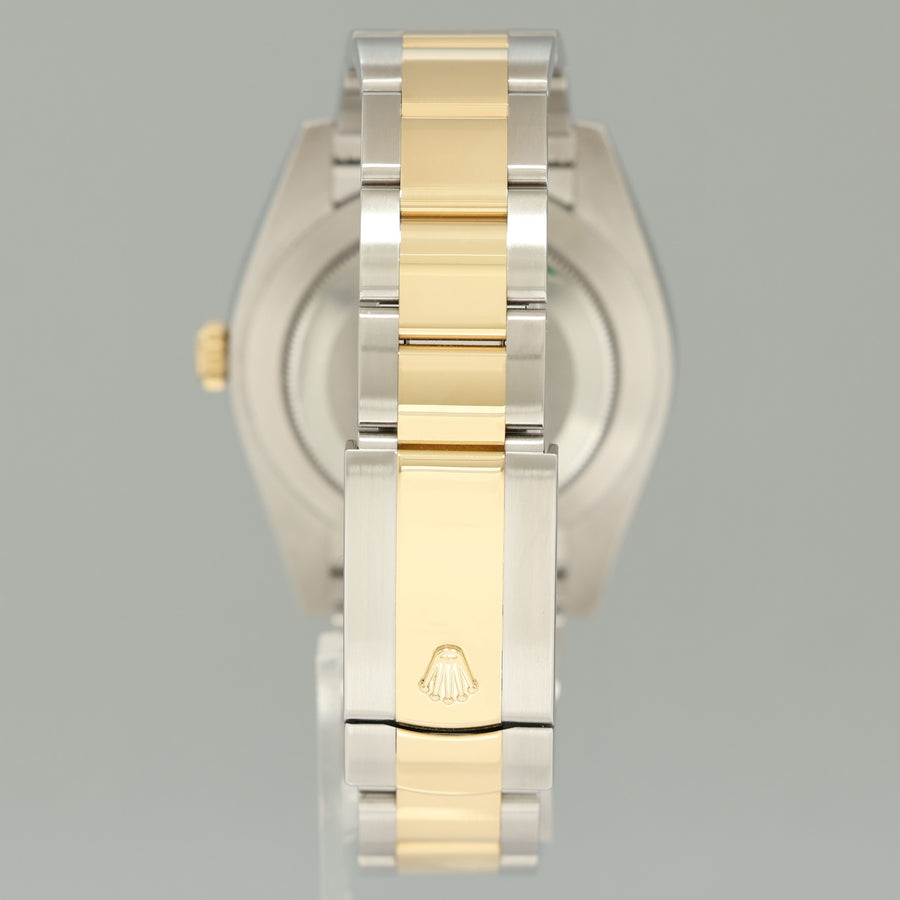 PAPERS MINT Rolex DateJust 41 Two Tone Yellow Gold Oyster 126303 Champagne Watch