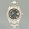 2019 MINT Rolex Yacht-Master 268622 Steel Rhodium 37mm Blue hand Watch Box