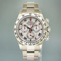 MINT 2014 Rolex Daytona Meteorite Roman 116509 White Gold Chronograph Watch Box