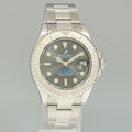 2019 MINT Rolex Yacht-Master 268622 Steel Rhodium 37mm Blue hand Watch Box