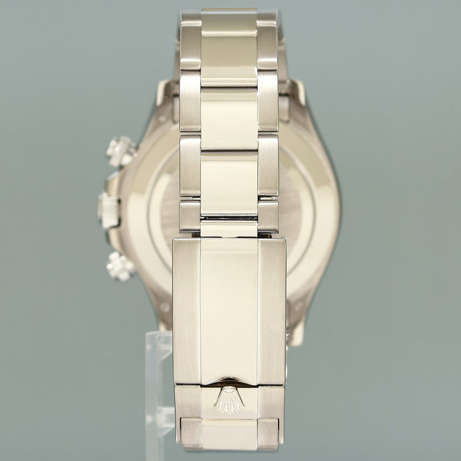 MINT 2014 Rolex Daytona Meteorite Roman 116509 White Gold Chronograph Watch Box