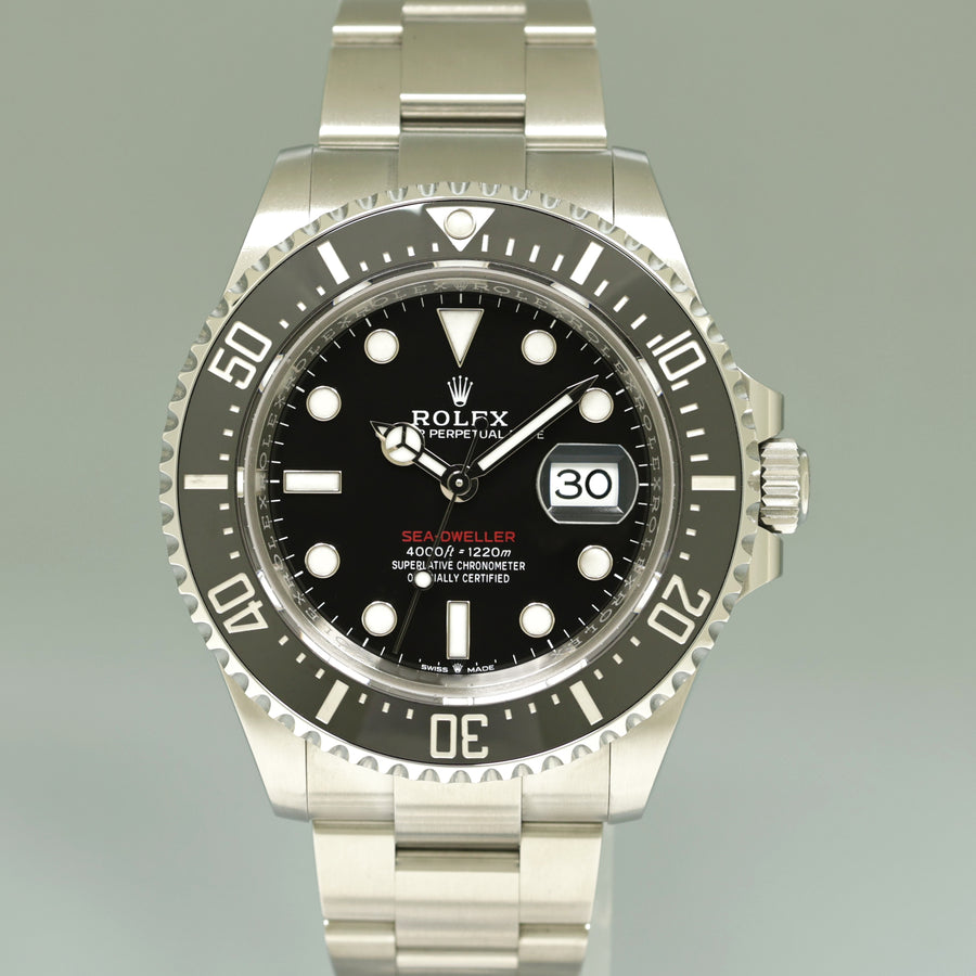 NEW PAPERS Rolex Red Seadweller SD43 126600 43mm MK2 Watch Box
