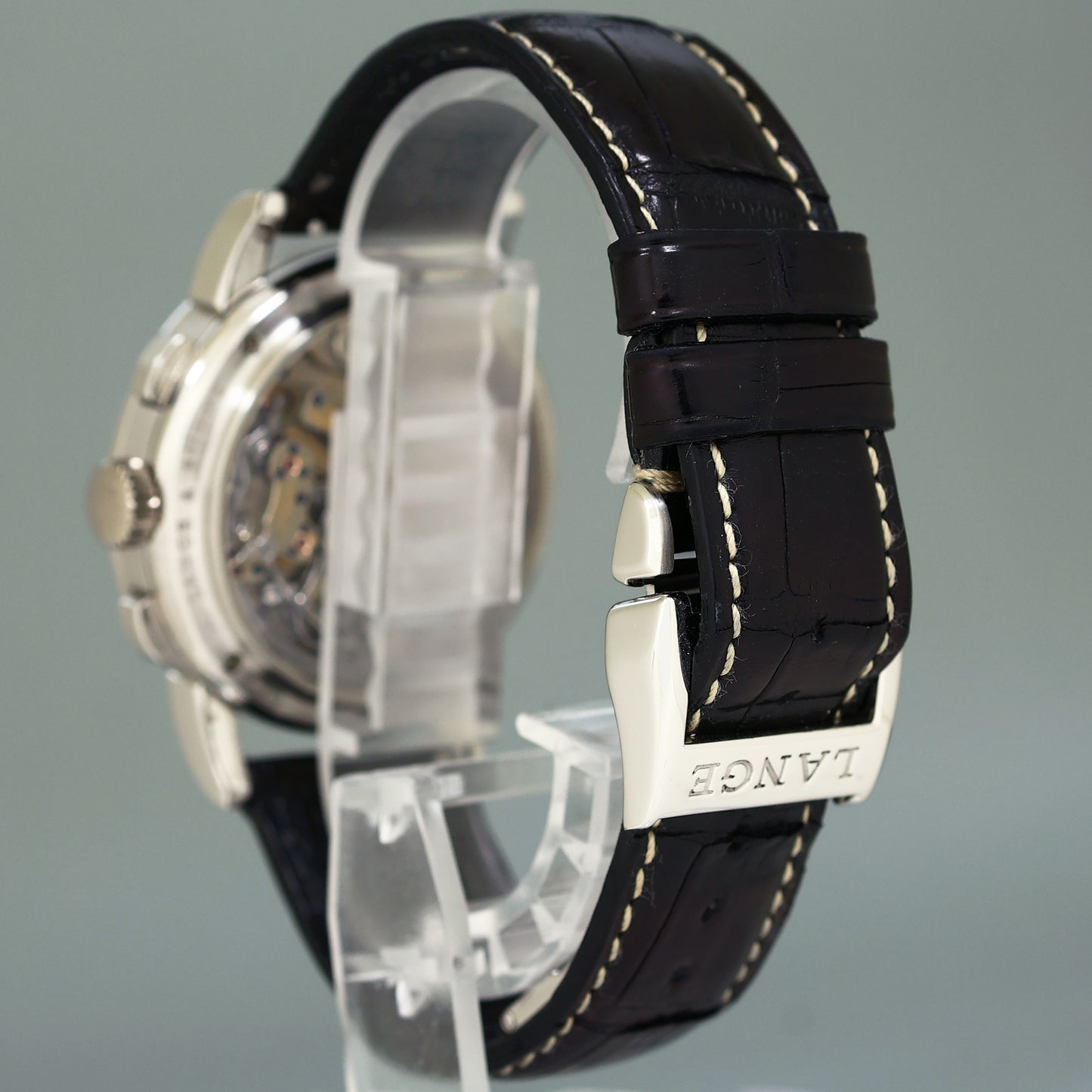 MINT PAPERS A. Lange & Söhne Datograph 403.035F Platinum 39mm Manual Wind Watch