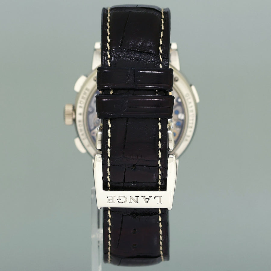 MINT PAPERS A. Lange & Söhne Datograph 403.035F Platinum 39mm Manual Wind Watch