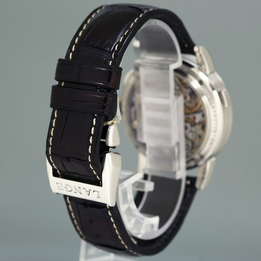 MINT PAPERS A. Lange & Söhne Datograph 403.035F Platinum 39mm Manual Wind Watch