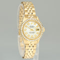Pearl Diamond Ladies Rolex DateJust 6917 Jubilee 26mm Yellow Gold Watch Box