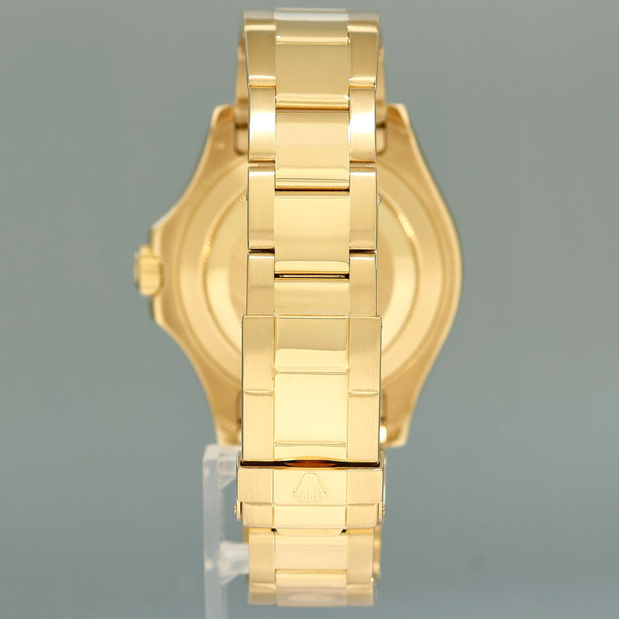 2006 MINT PAPERS Rolex Yacht-Master Yellow Gold 16628 Mother of Pearl Diamond Watch