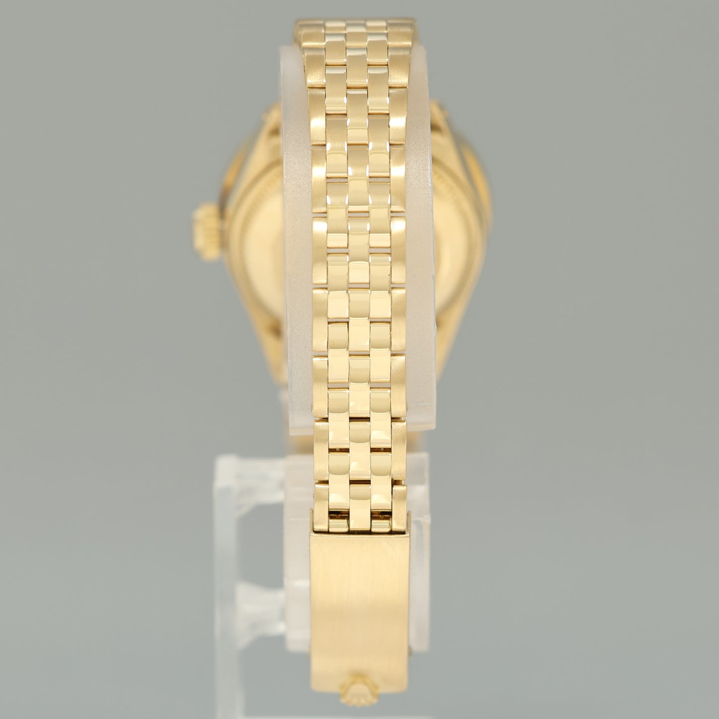 Pearl Diamond Ladies Rolex DateJust 6917 Jubilee 26mm Yellow Gold Watch Box