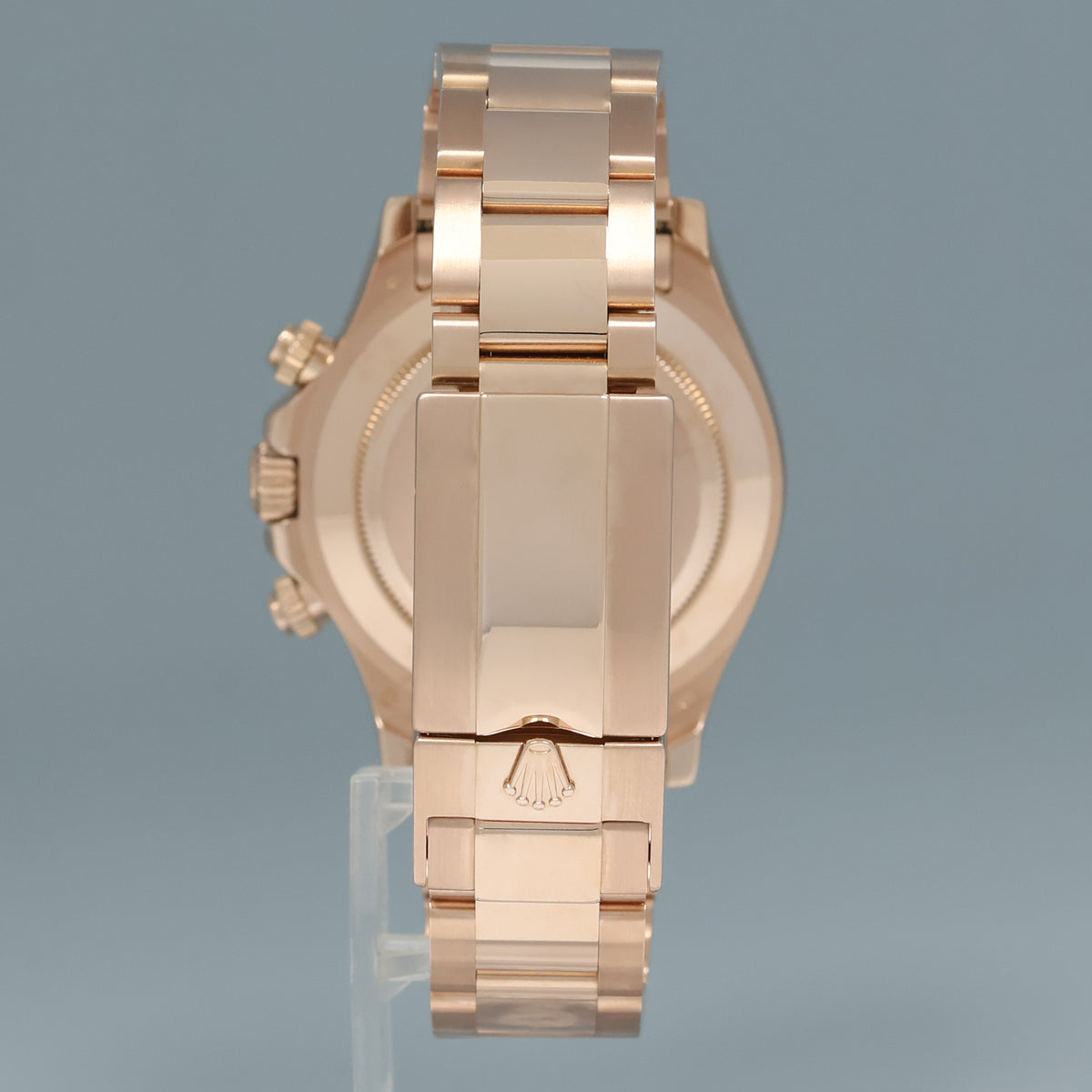 PAPERS MINT Rolex 116505 Daytona 40mm Chronograph 18k Rose Gold Sundust Panda Watch