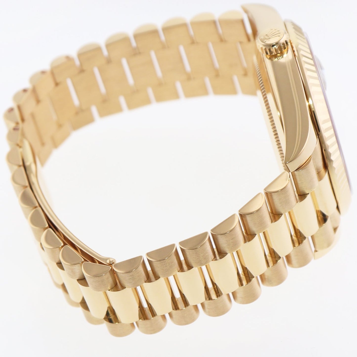 Mint PAPERS Rolex Day-Date 40 President 228238 Black Motif Stick Yellow Gold Watch Box