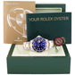 MINT 2004 Rolex Submariner 16613 Gold Steel Two Tone Gold Buckle Sunburst Blue Watch