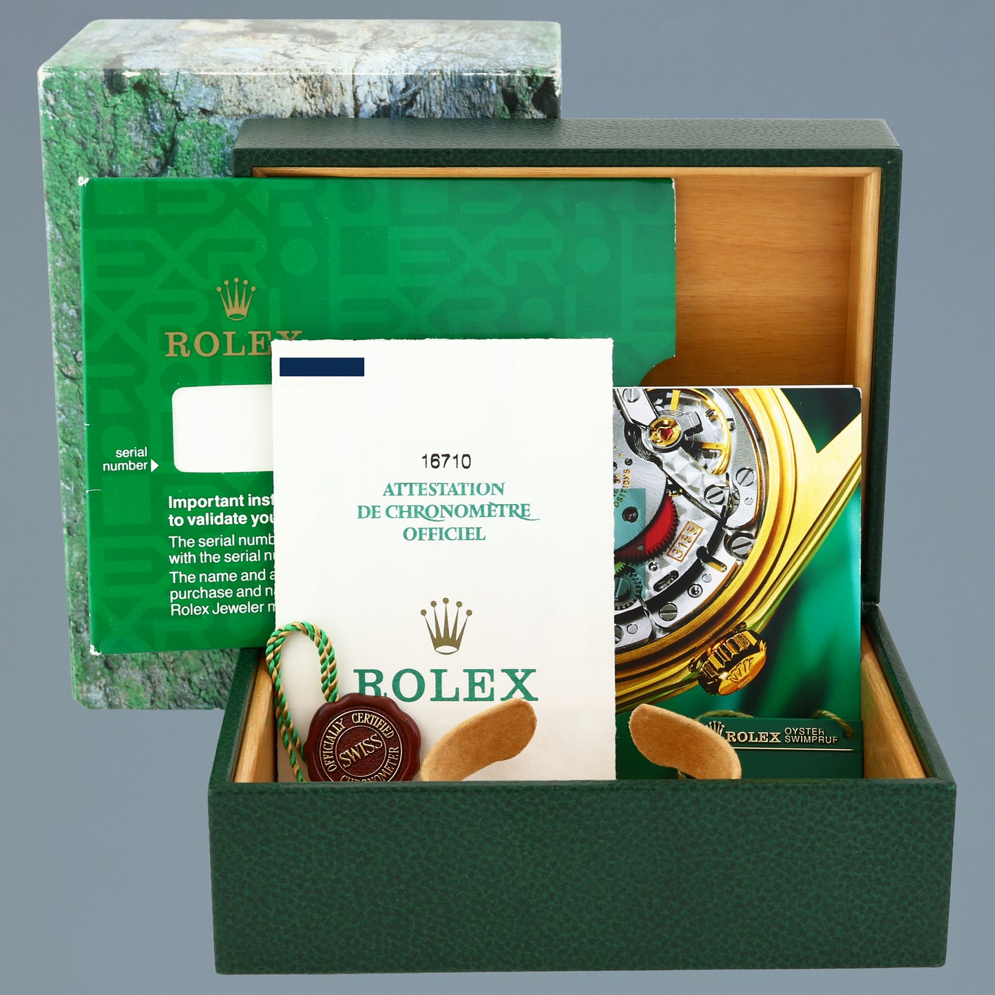2000 MINT PAPERS Rolex GMT-Master II 2 Pepsi Blue Red Steel 16710BLRO 40mm Watch