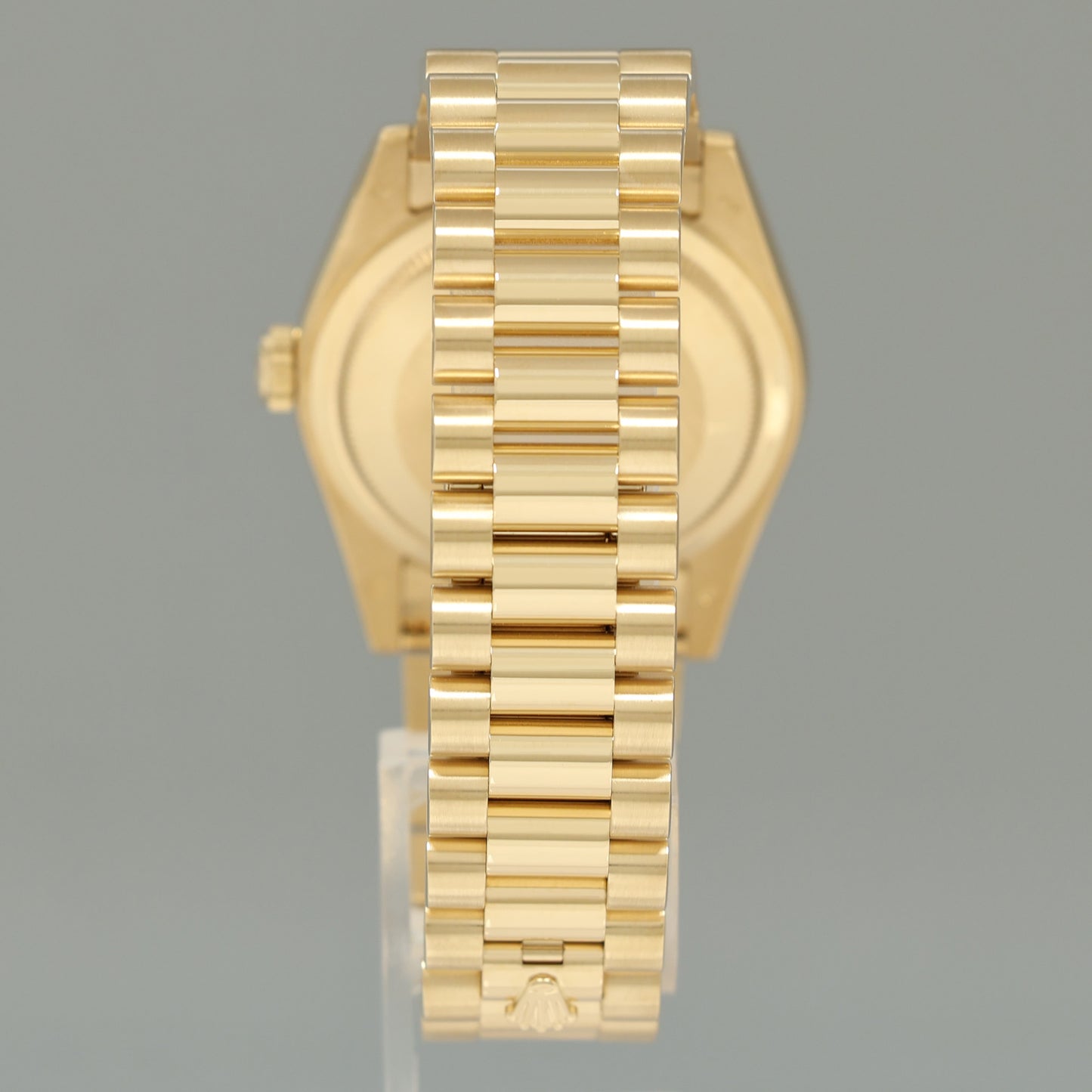 MINT 2014 Rolex President Yellow Gold Day Date Green Stick Dial 118238 Watch Box