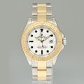 MINT 2005 Rolex Yacht-Master 16623 White Sapphire Two Tone Yellow Gold Watch Box