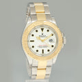 MINT 2005 Rolex Yacht-Master 16623 White Sapphire Two Tone Yellow Gold Watch Box