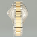 MINT 2005 Rolex Yacht-Master 16623 White Sapphire Two Tone Yellow Gold Watch Box