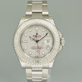 MINT 2015 PAPERS Rolex Yacht-Master 116622 Platinum Dial Steel 40mm Watch Box