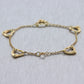 Tiffany & Co. Elsa Peretti 18k Yellow Gold Medium Open Heart Bracelet