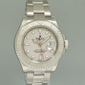 MINT 2015 PAPERS Rolex Yacht-Master 116622 Platinum Dial Steel 40mm Watch Box