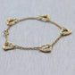 Tiffany & Co. Elsa Peretti 18k Yellow Gold Medium Open Heart Bracelet