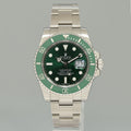 2013 STICKERS PAPERS Rolex Submariner Hulk Green Dial Ceramic 116610LV Steel Watch