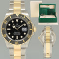 MINT 2024 Rolex Submariner 41mm Ceramic Black 126613LN Two Tone Yellow Gold Watch