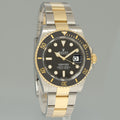MINT 2024 Rolex Submariner 41mm Ceramic Black 126613LN Two Tone Yellow Gold Watch