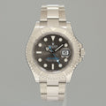 2023 NEW PAPERS Rolex Yacht-Master 126622 Steel Platinum Rhodium Blue Watch Box