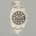 2023 NEW PAPERS Rolex Yacht-Master 126622 Steel Platinum Rhodium Blue Watch Box
